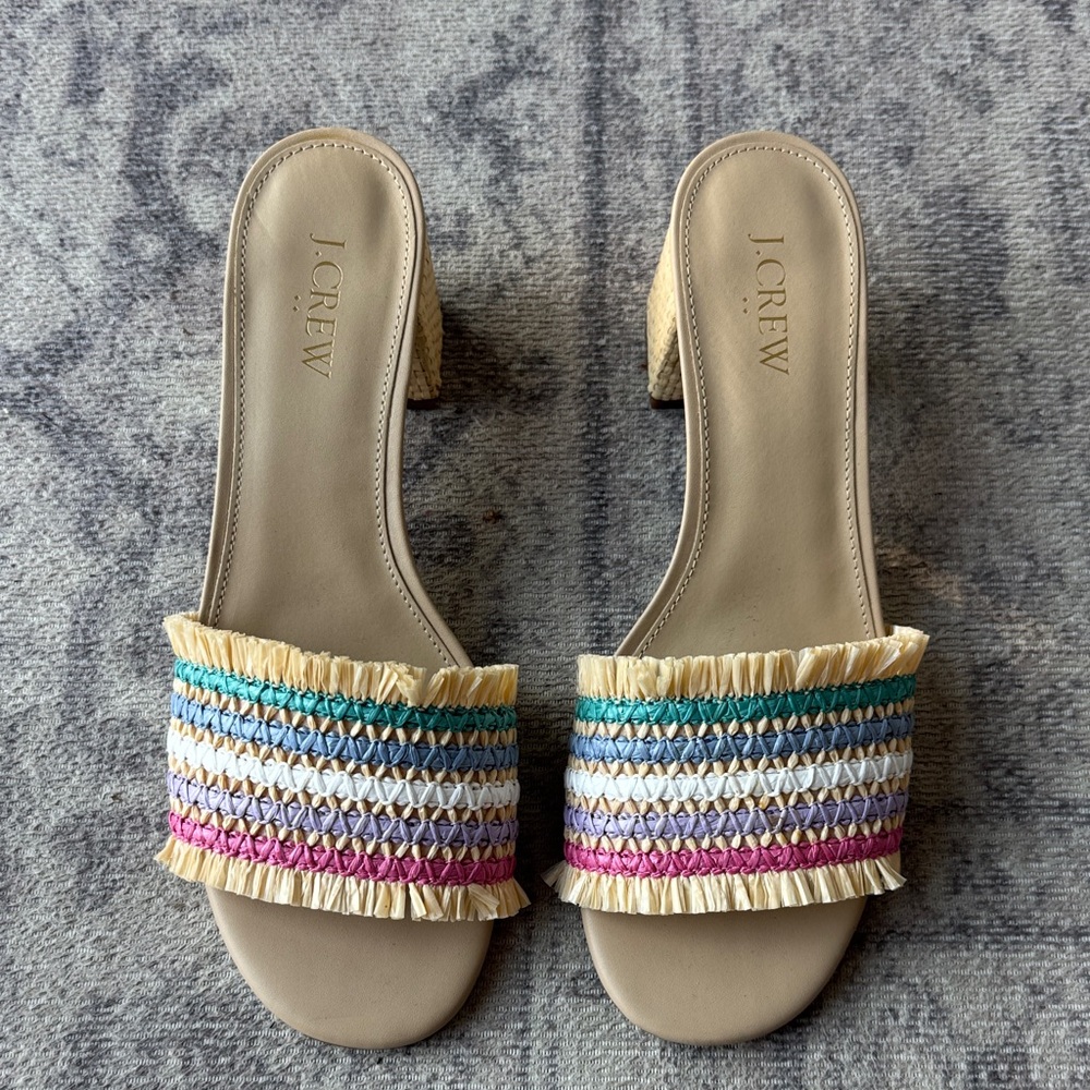 J. Crew Women's Woven Chunky Sandals